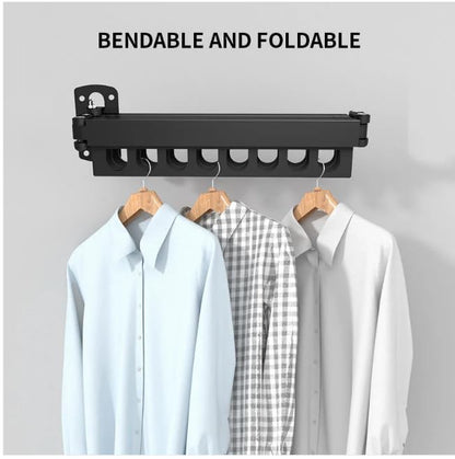 Wall Mounted Folding Retractable Clothes Drying Rack