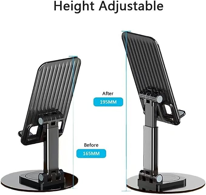 360° Rotation Anti-Skid Metal Base Cell Phone Stand