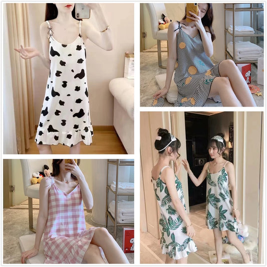 Padded Sleeveless Night Dress