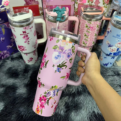 Floral Print Quencher H2.0 Tumbler