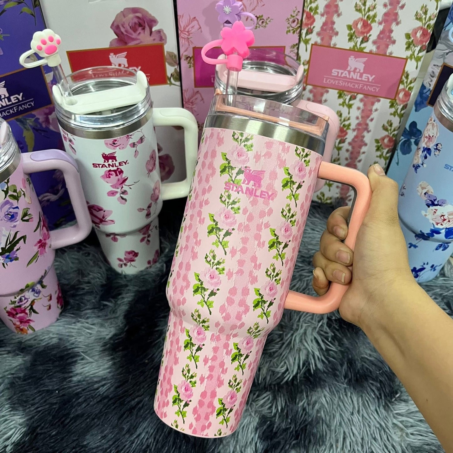 Floral Print Quencher H2.0 Tumbler