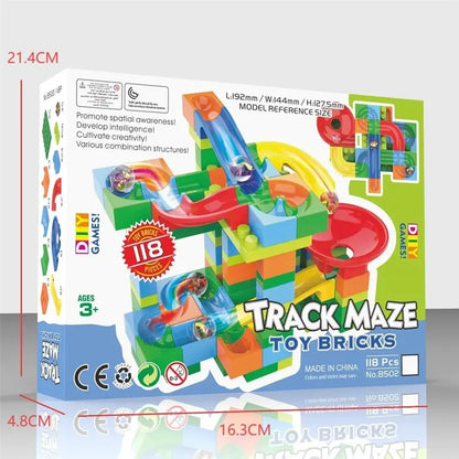 Track Maze Toy Bricks