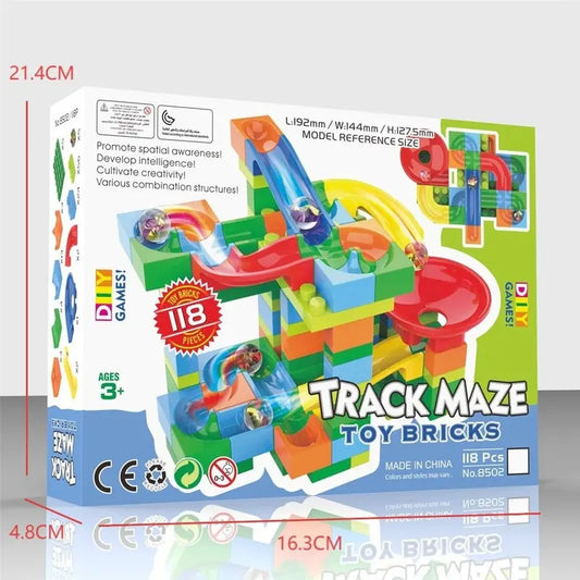 Track Maze Toy Bricks