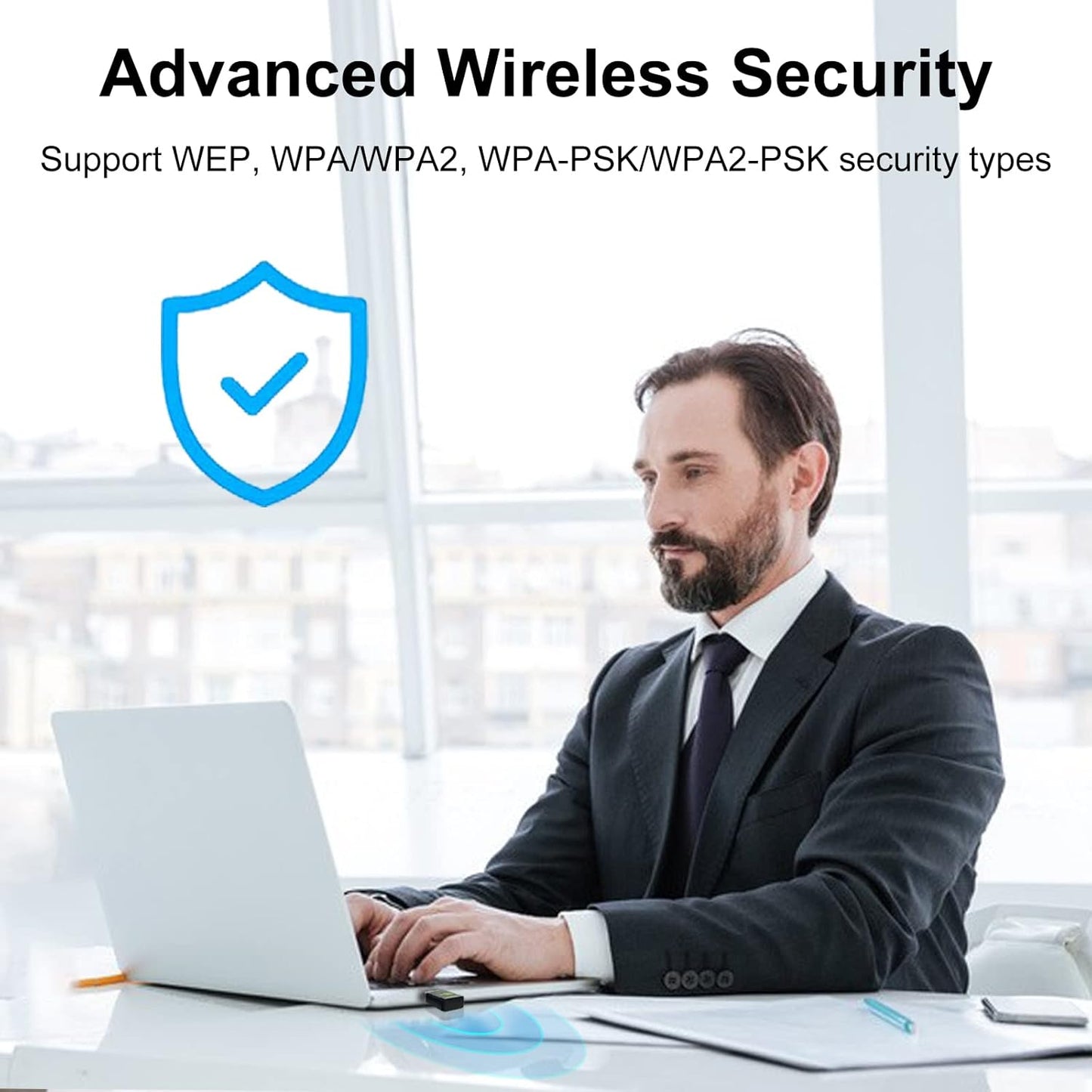 600Mbps Dual Band 2.4G 5.8G USB Wireless Network Adapter