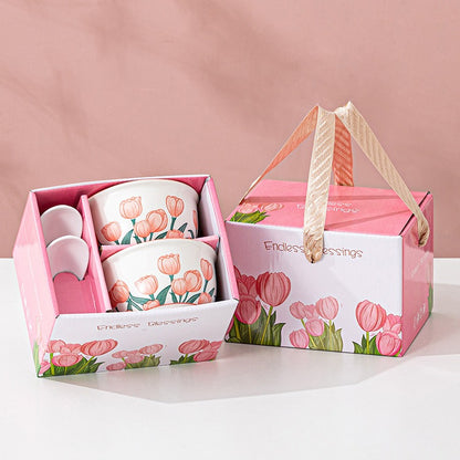 Tulip Ceramic Bowl Gift Set