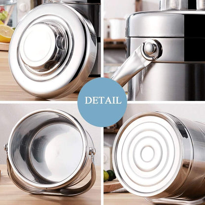 Vacuum Insulated Stainless Steel Double Layer Lunch Bucket