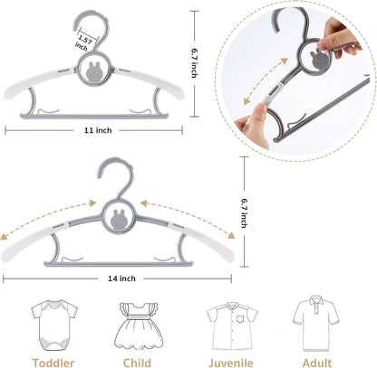 Stackable Adjustable Kids Clothes Hanger