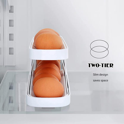 2 Tier Automatic Rolling Egg Dispenser