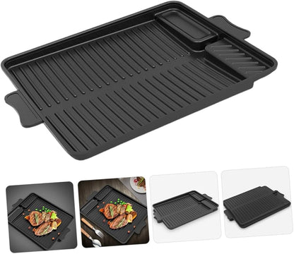 Korean Non-stick Rectangular Samgyupsal Grill Plate