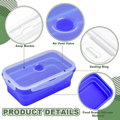 Collapsible Silicone Food Storage Container