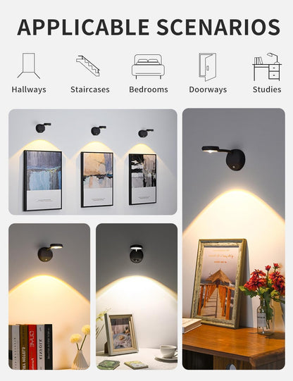 LED Motion Sensor Wall Light Spotlight