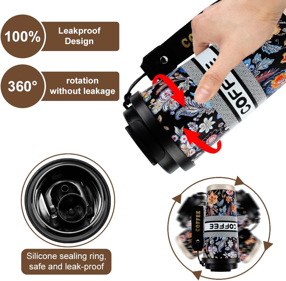 Aesthetic Double-Wall Stainless Steel Hot & Cold Tumbler
