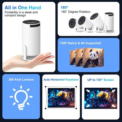 HY300 PRO Mini Portable Projector