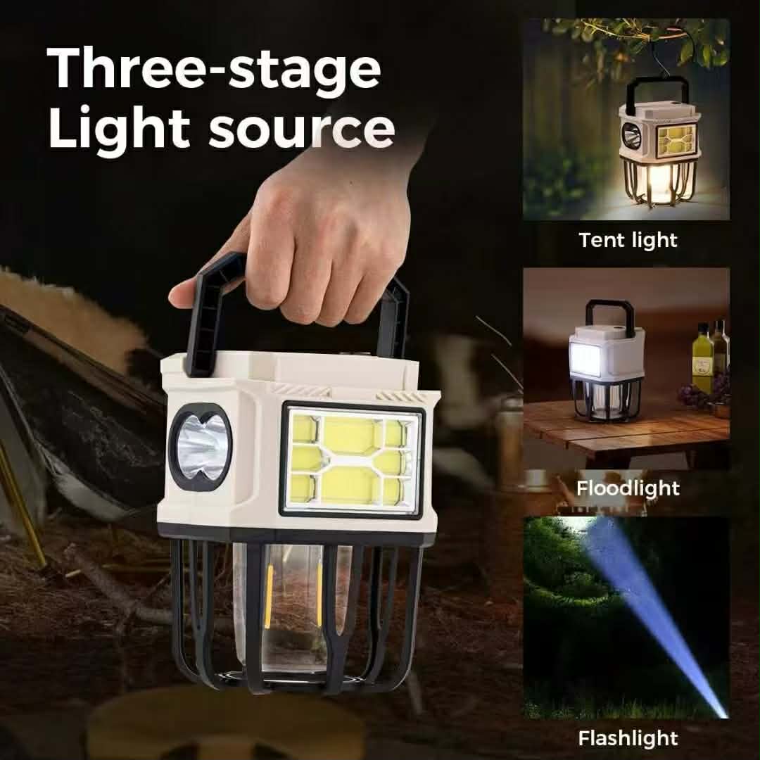 Multifunctional 3 Light Modes Camping Lamp