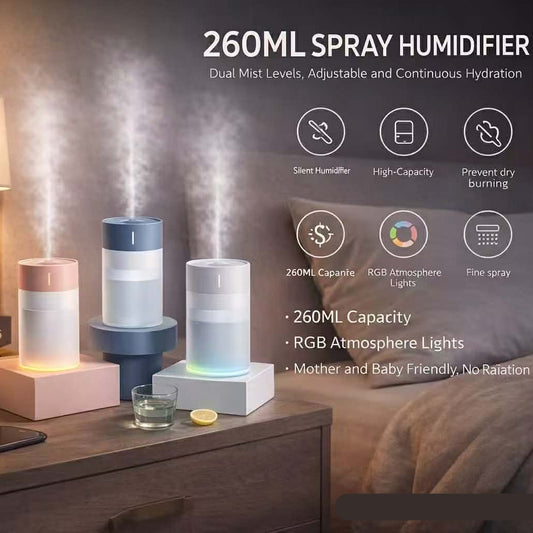 260ml Humidifier with RGB Lights