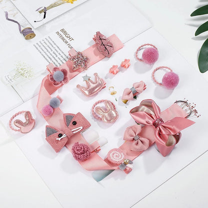 18-Piece Kids Hair Accessories Gift Box Set