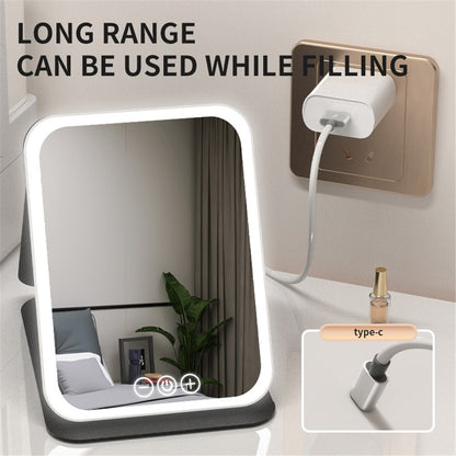 Compact Mirror with LED Lighting