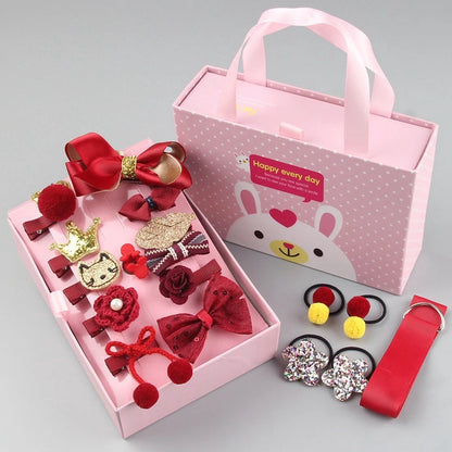 18-Piece Kids Hair Accessories Gift Box Set