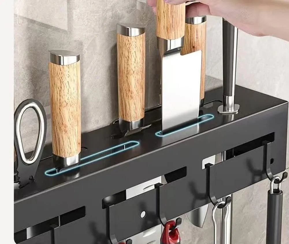 Kitchen Knife & Utensil Organizer Rack