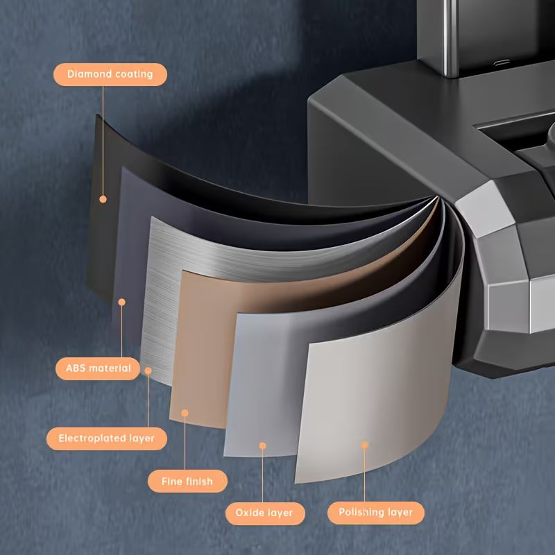 Adjustable Power Suction Shower Head Holder