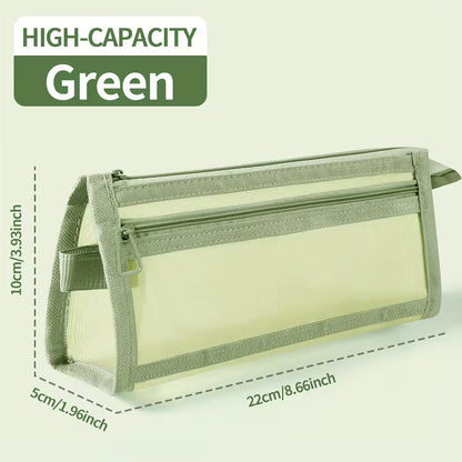 Double Layer Mesh Pencil Case