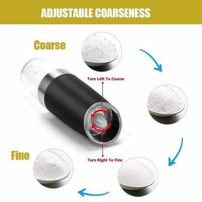Gravity Electric Salt and Pepper Mill