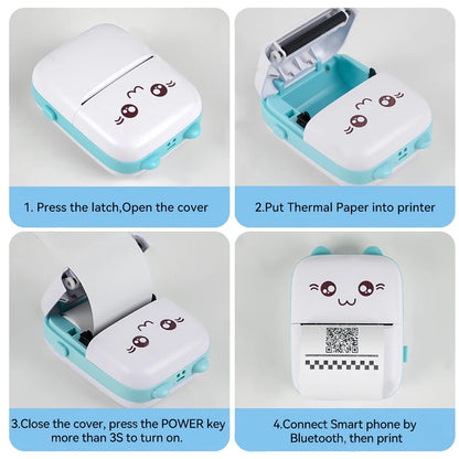 Mini Portable Bluetooth Thermal Printer