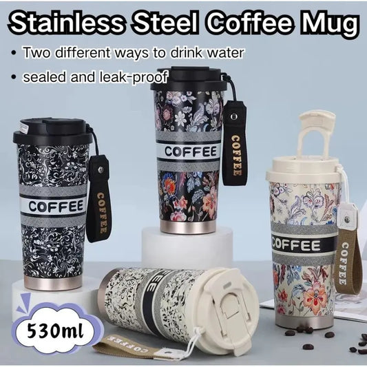 Aesthetic Double-Wall Stainless Steel Hot & Cold Tumbler