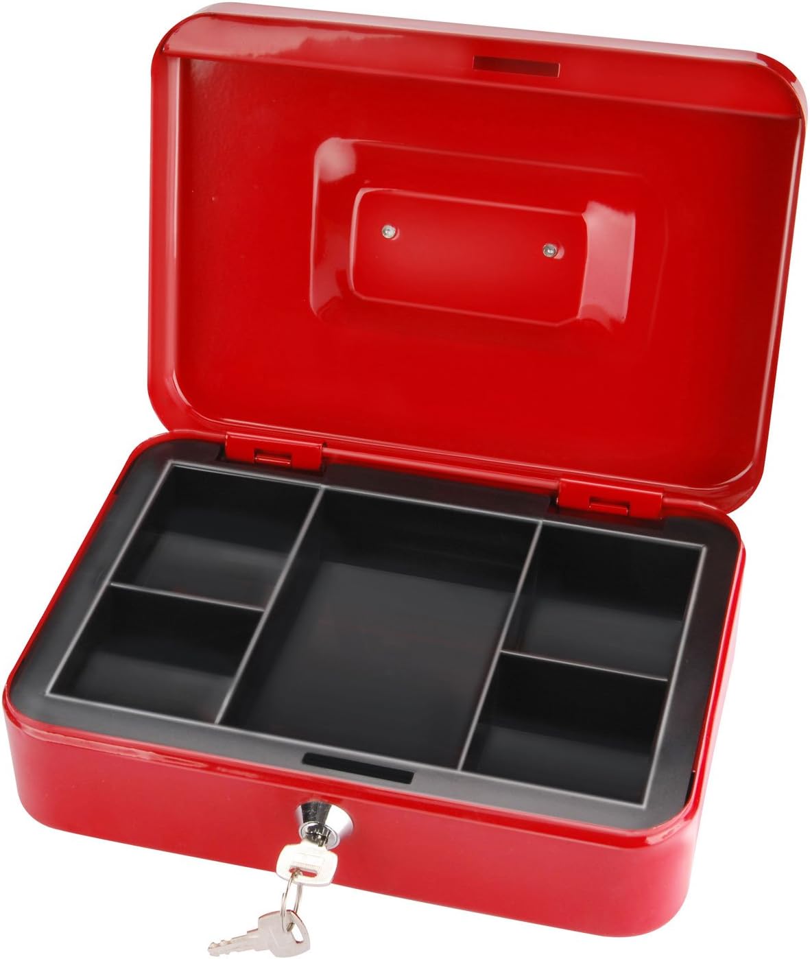 Metal Cash Box with Key – Secure Money Storage