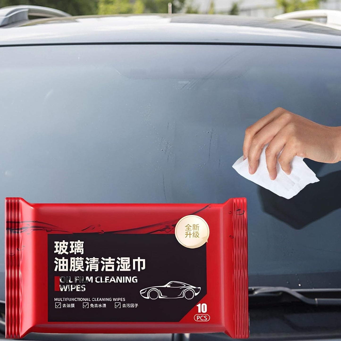 Car Glass Oil Film Cleaning Wipes