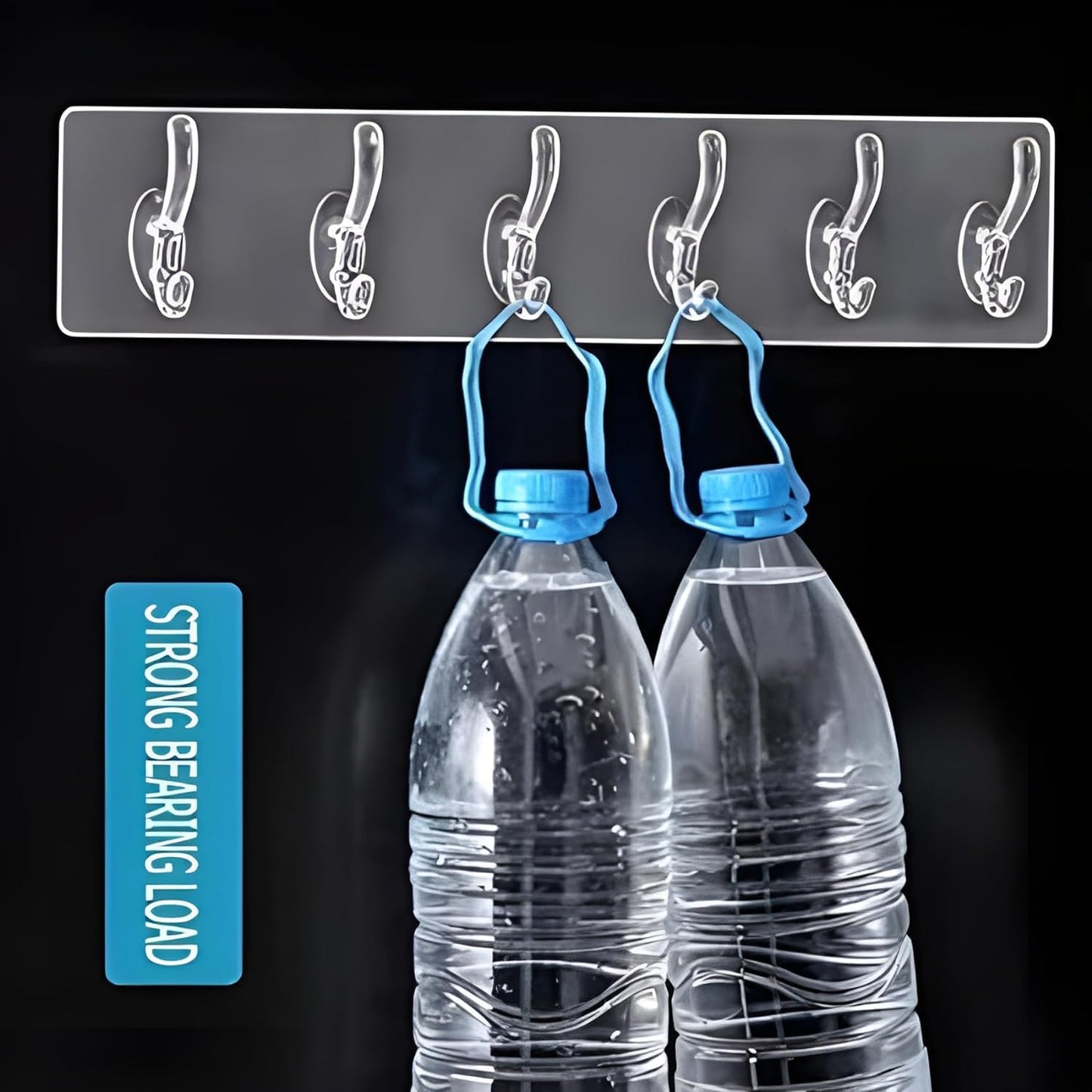6-in-1 Self Adhesive Wall Hooks