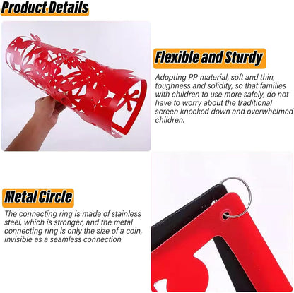 Hollow Hanging Screen Room Divider