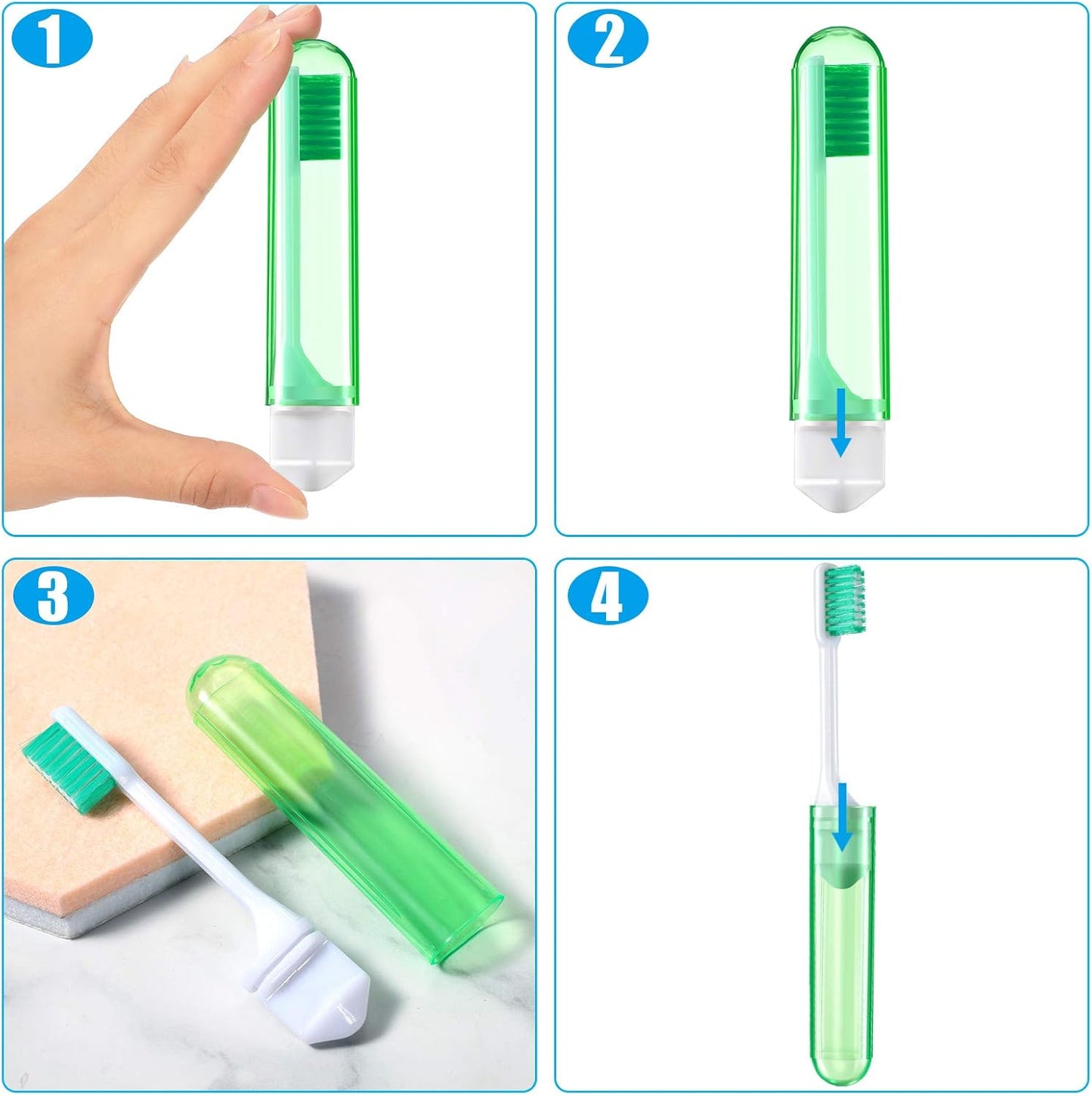 Portable Folding Toothbrush