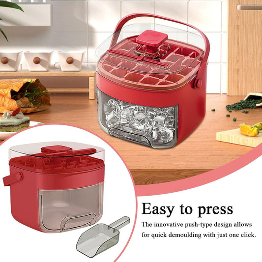 Easy Press Ice cube Maker Bucket
