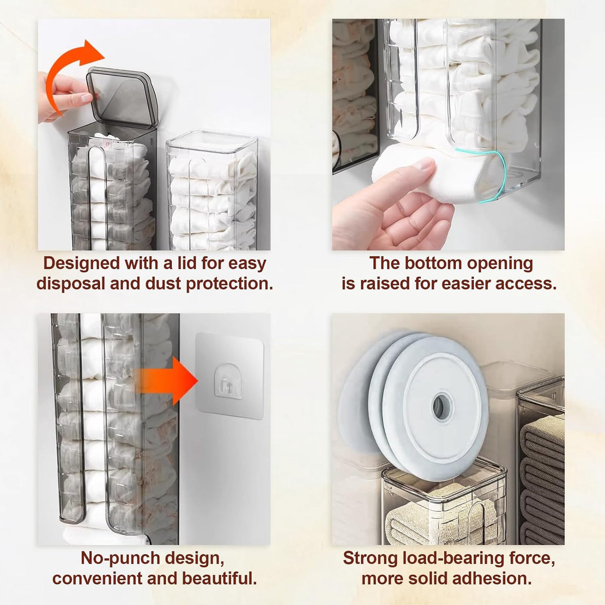 Wall Mount Sanitary Napkin Organizer