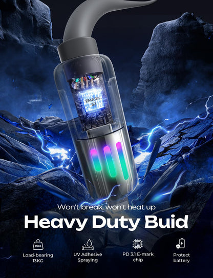 4-in-1 Fast Charging Cable 240W for iPhone and Android