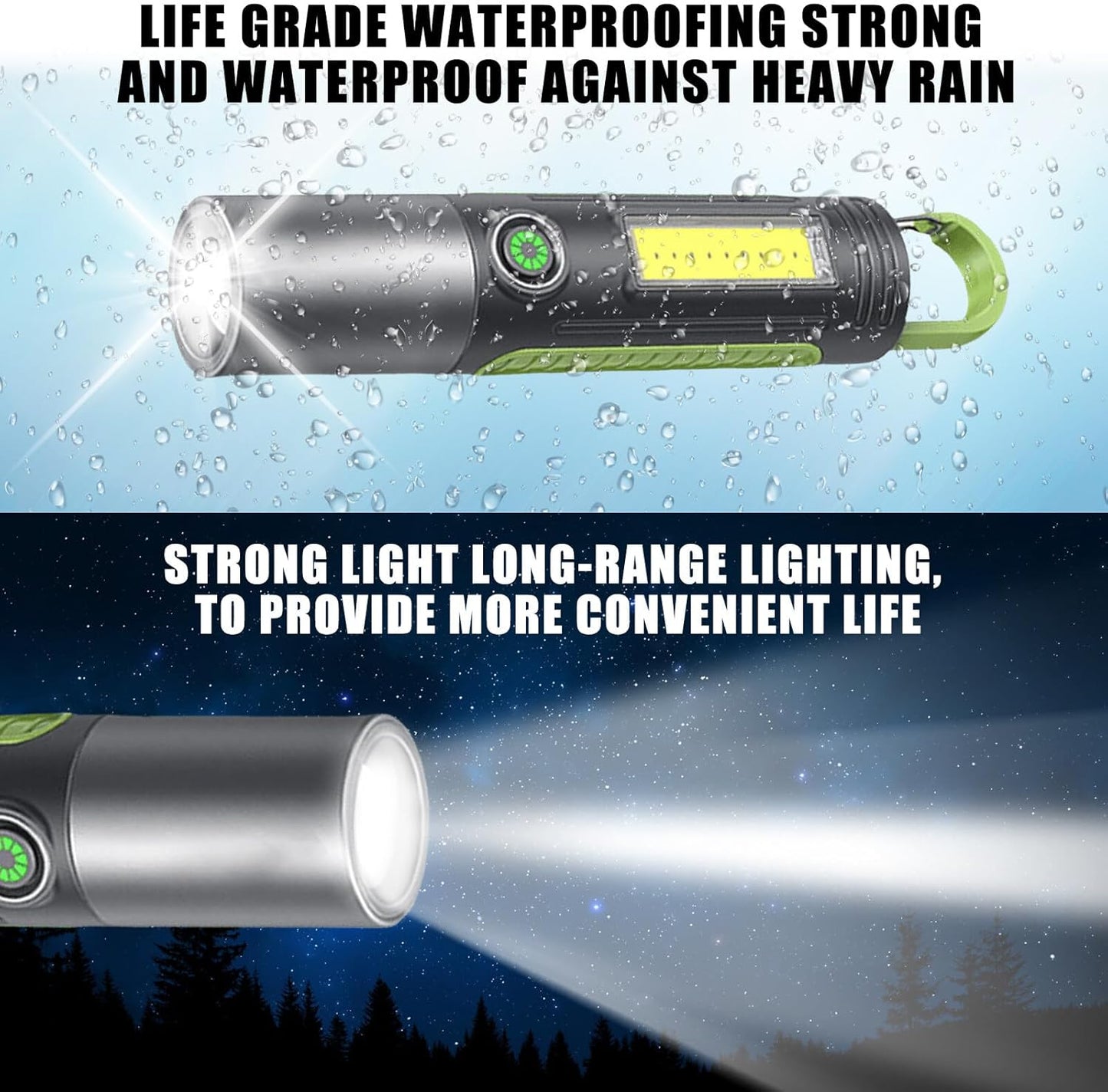 USB Rechargeable Torch Flashlight