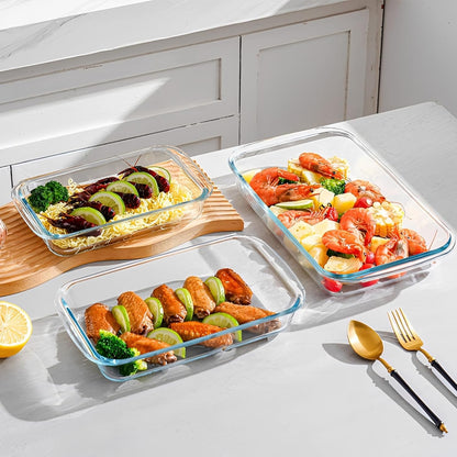 High Borosilicate Glass Baking Pan