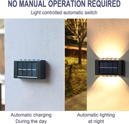 Solar Powered Waterproof Wall Lights