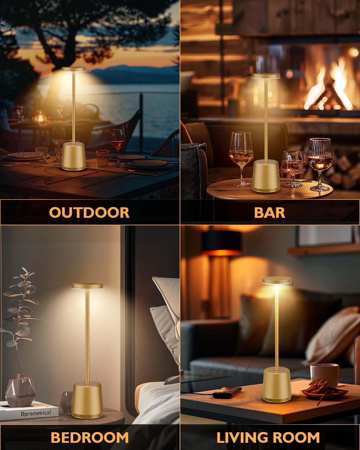 LED Metal Table Lamp