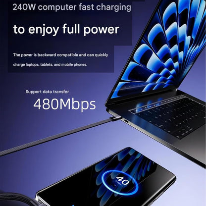 Angled Fast Charging Cable with Phone Stand