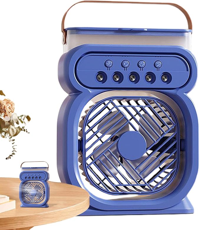 Humidifier Cooling Mist Fan with Night Light