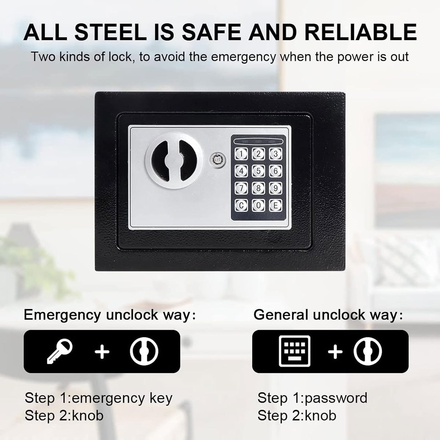 Digital Electronic Security Safe Box