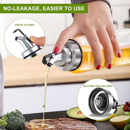 Glass Oil Seasoning Bottle 350ml