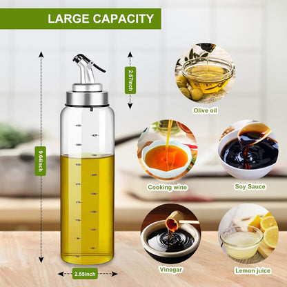 Glass Oil Seasoning Bottle 350ml