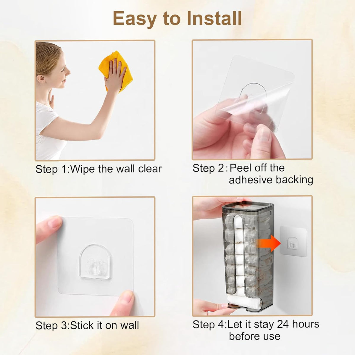Wall Mount Sanitary Napkin Organizer
