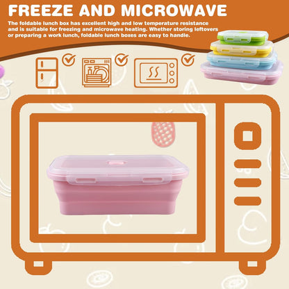 Collapsible Silicone Food Storage Container