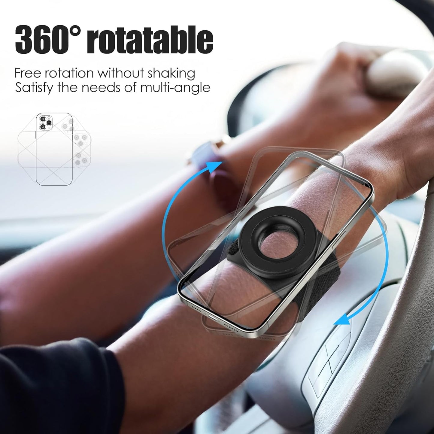 Magnetic Wristband Phone Holder