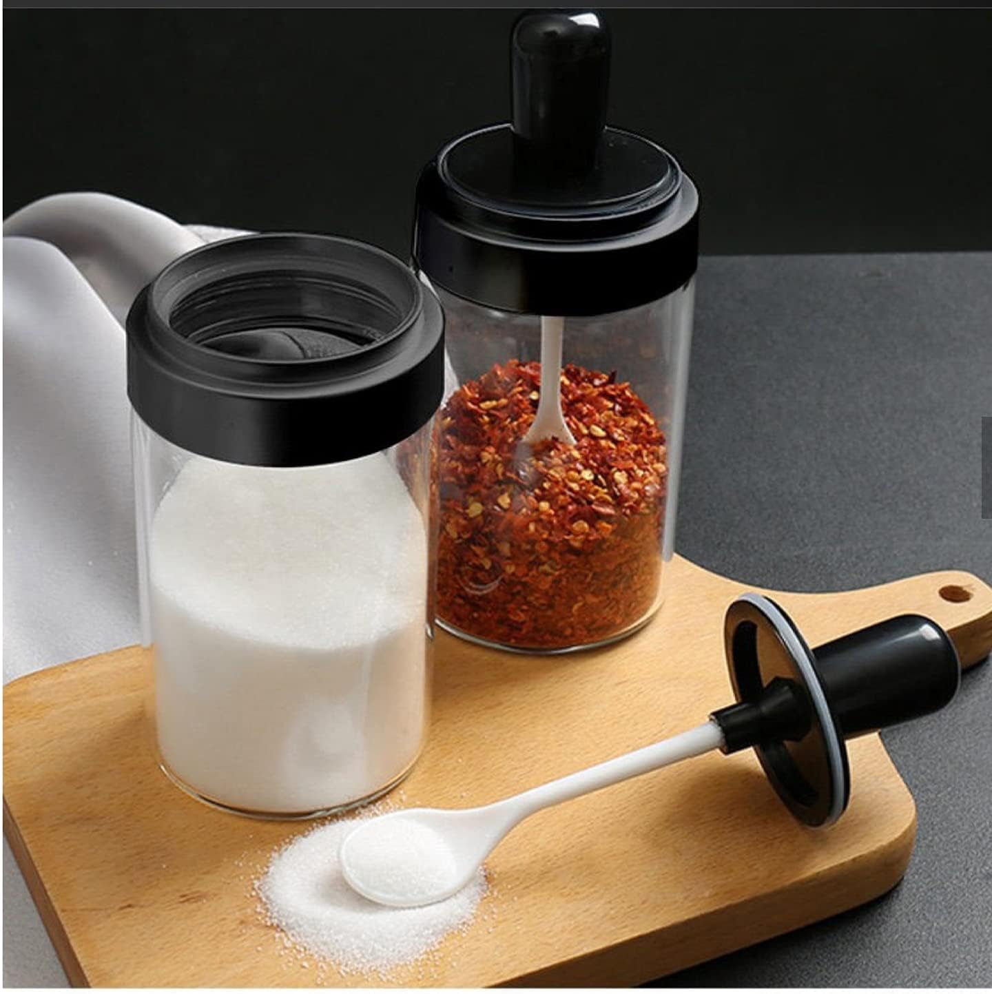 Seasoning Jar with Spoon 10pcs