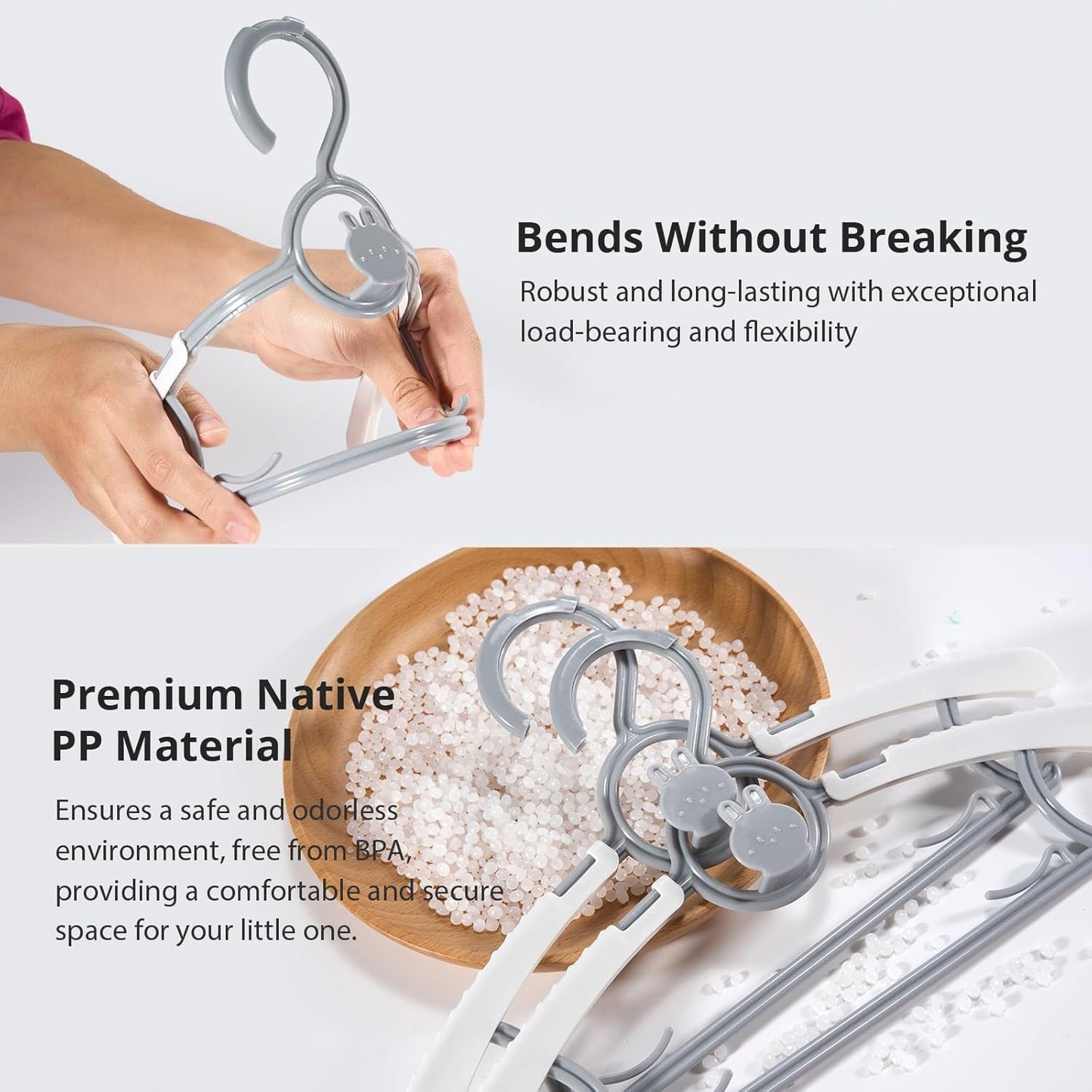 Stackable Adjustable Kids Clothes Hanger